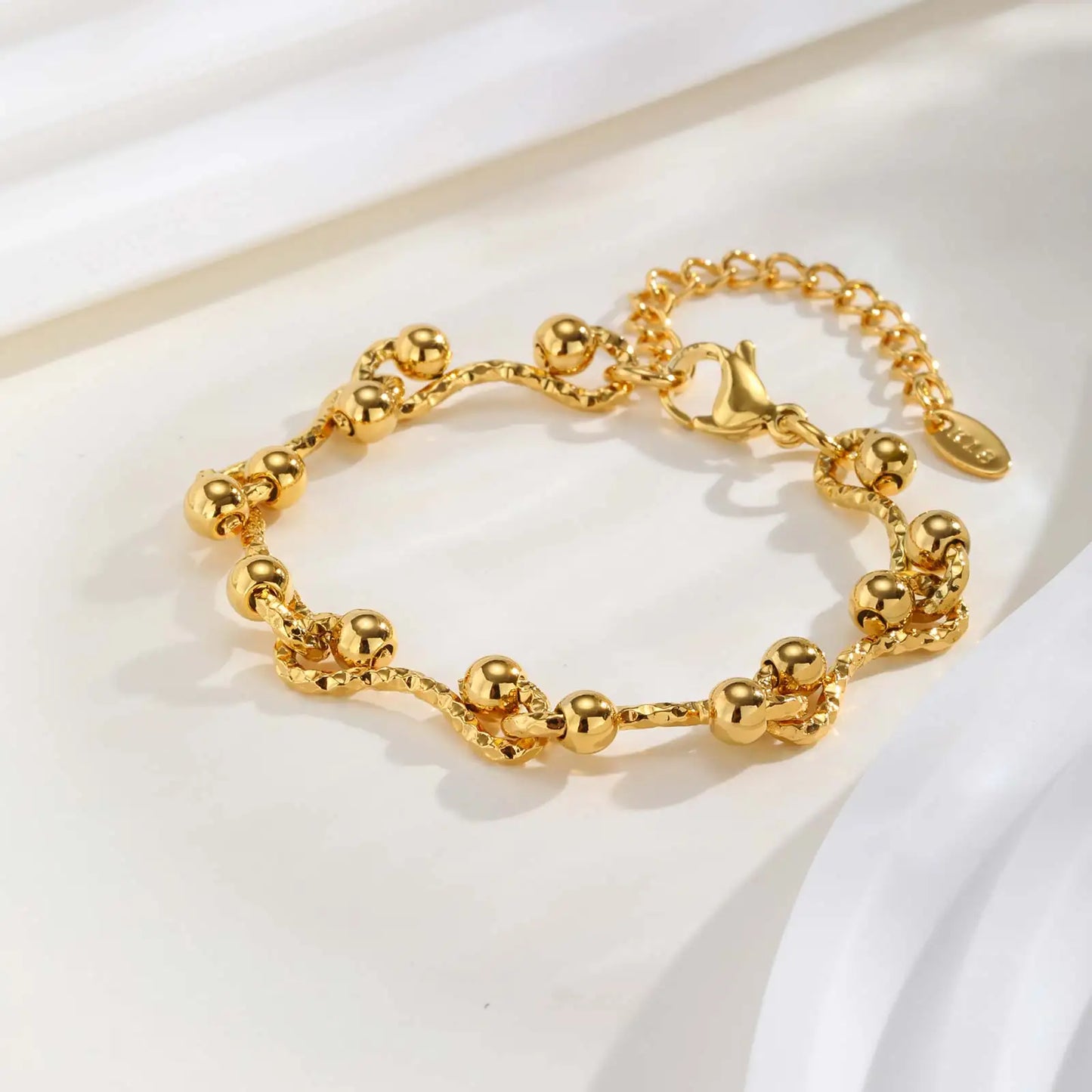 Luxury 18K Gold PVD Chunky Chain Bracelet for Women