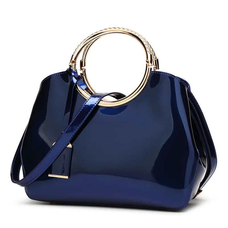 Women's Patent Leather Handbag – Fashion Crossbody & Shoulder Bag