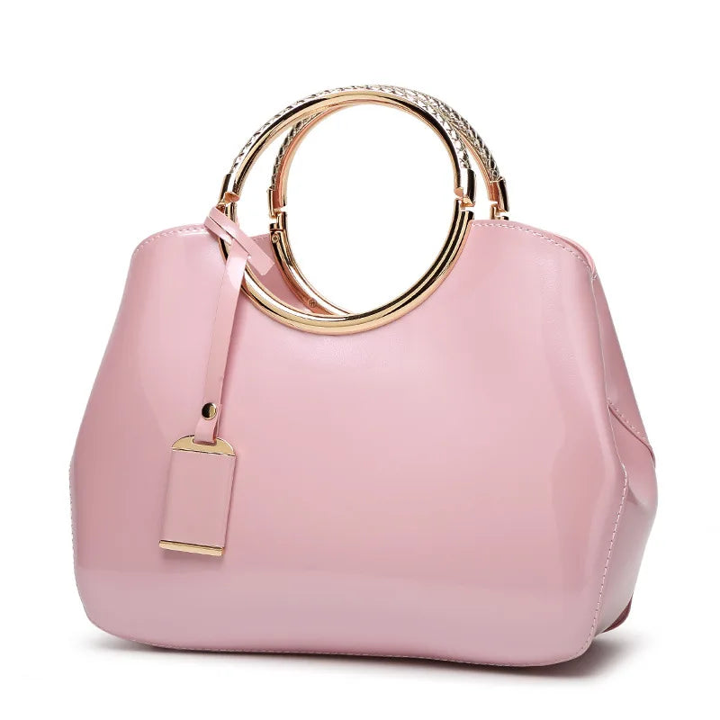 Women's Patent Leather Handbag – Fashion Crossbody & Shoulder Bag