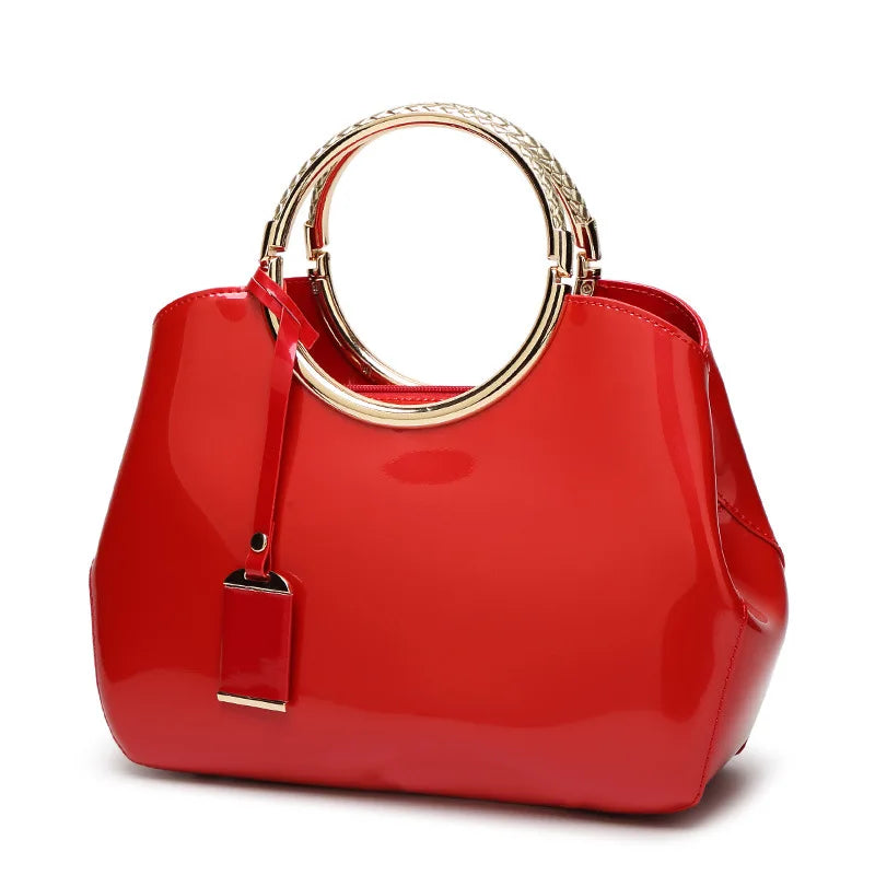 Women's Patent Leather Handbag – Fashion Crossbody & Shoulder Bag