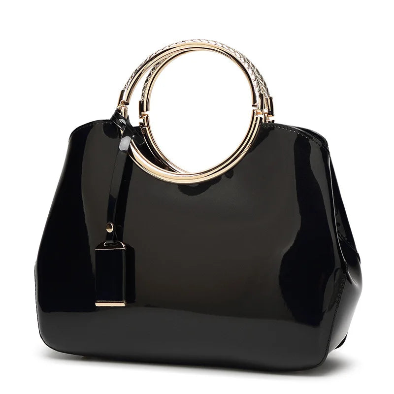 Women's Patent Leather Handbag – Fashion Crossbody & Shoulder Bag