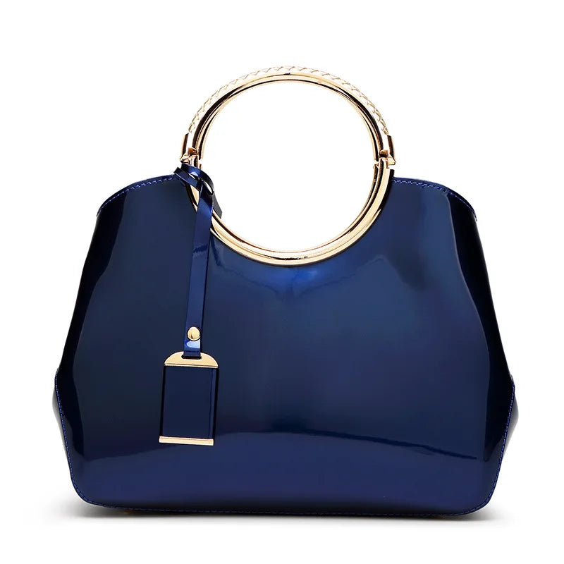 Women's Patent Leather Handbag – Fashion Crossbody & Shoulder Bag