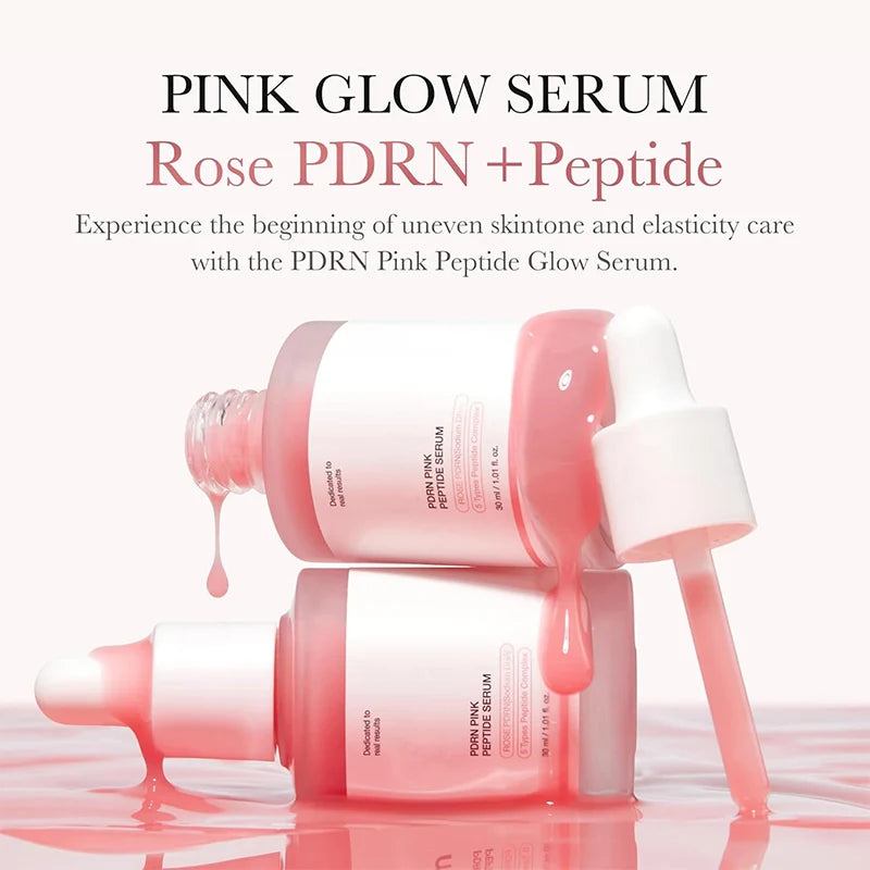 Luxury Peptide Collagen Pink Glow Face Serum – 30ml