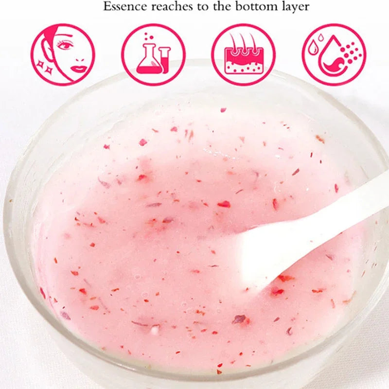 Luxury Crystal Jelly Face Mask Powder with Bulgarian Rose & Hyaluronic Acid – 350g