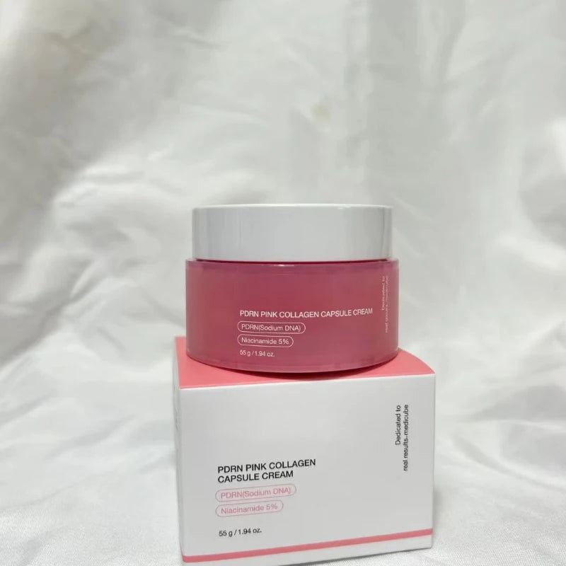 Luxury PDRN Pink Collagen Capsule Face Cream with Niacinamide