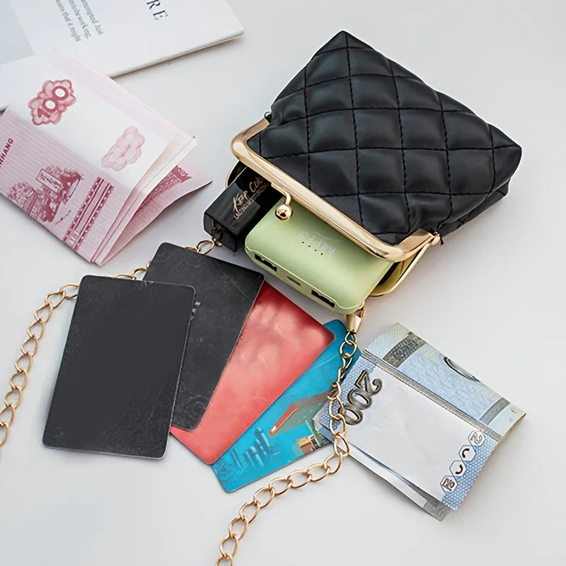 Women's PU Leather Coin Purse – Compact Snap Closure Wallet