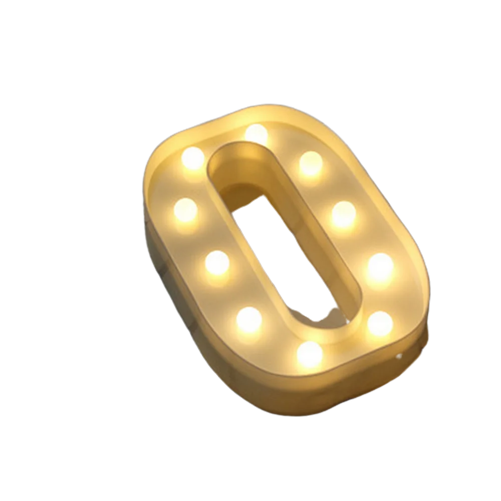Luxury LED Alphabet Letter Light – A–Z & 0–9 Decorative Night Light
