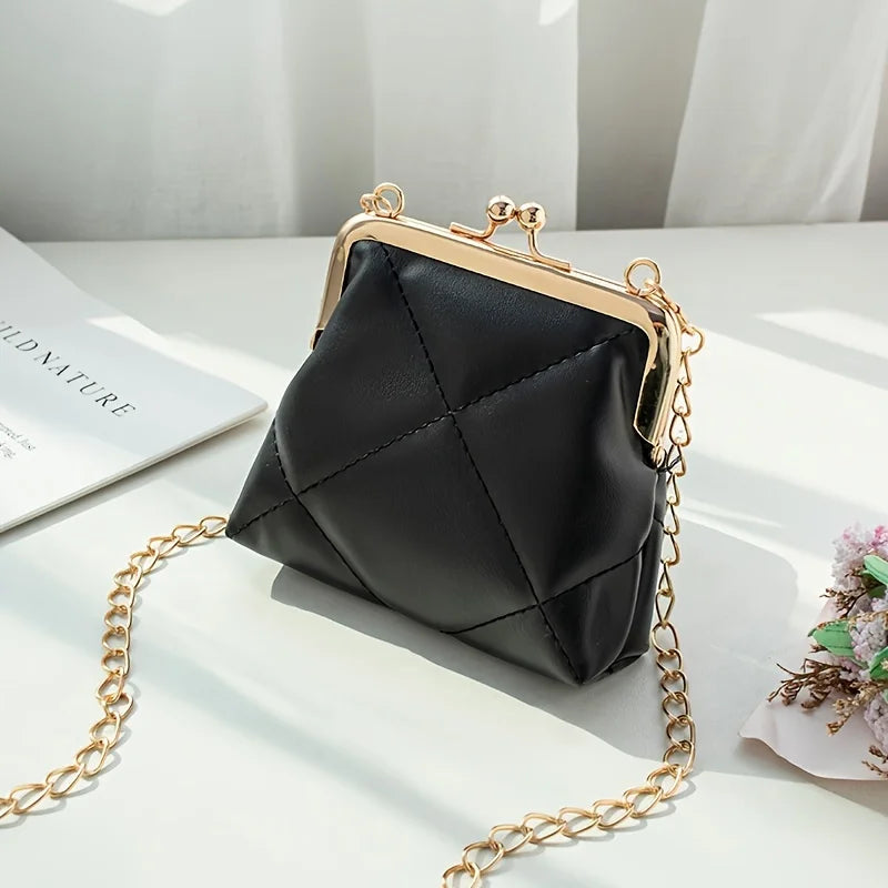 Women's PU Leather Coin Purse – Compact Snap Closure Wallet