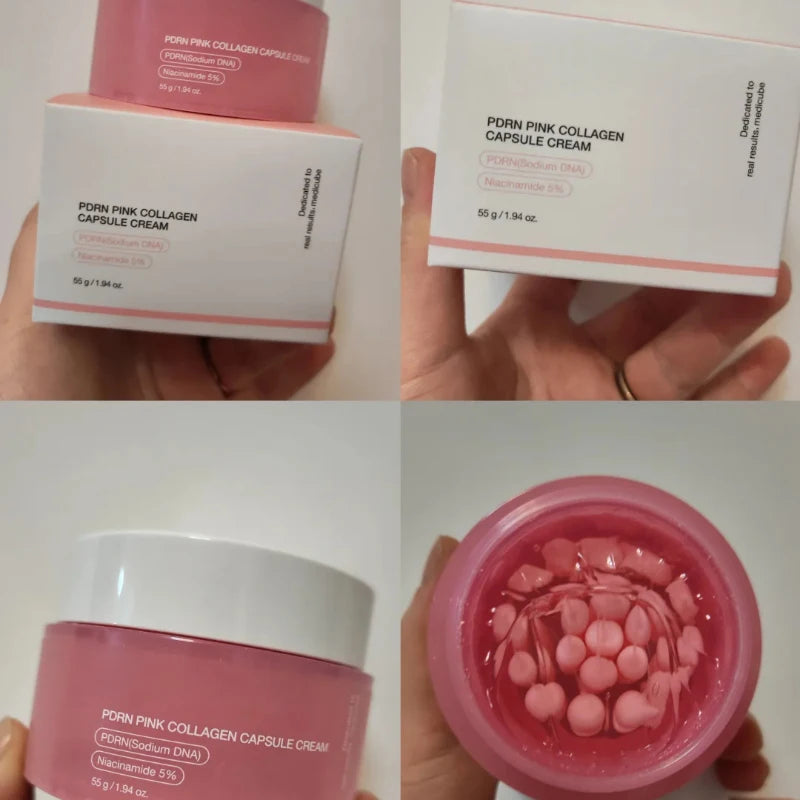 Luxury PDRN Pink Collagen Capsule Face Cream with Niacinamide