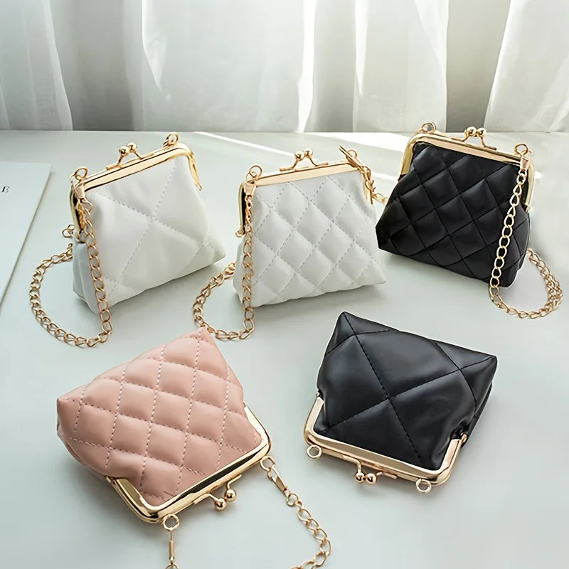 Women's PU Leather Coin Purse – Compact Snap Closure Wallet