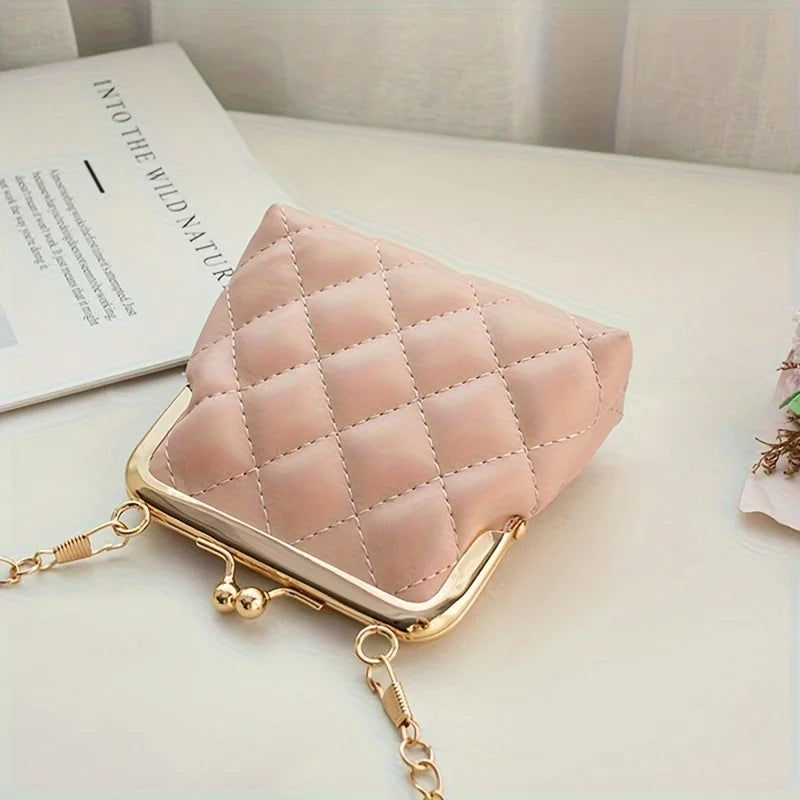 Women's PU Leather Coin Purse – Compact Snap Closure Wallet
