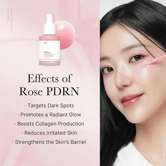 Luxury Peptide Collagen Pink Glow Face Serum – 30ml