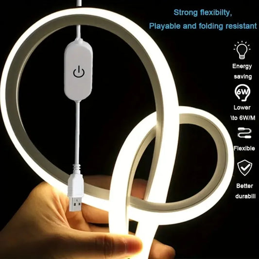 Luxury Touch Sensor USB LED Neon Light Strip – Waterproof
