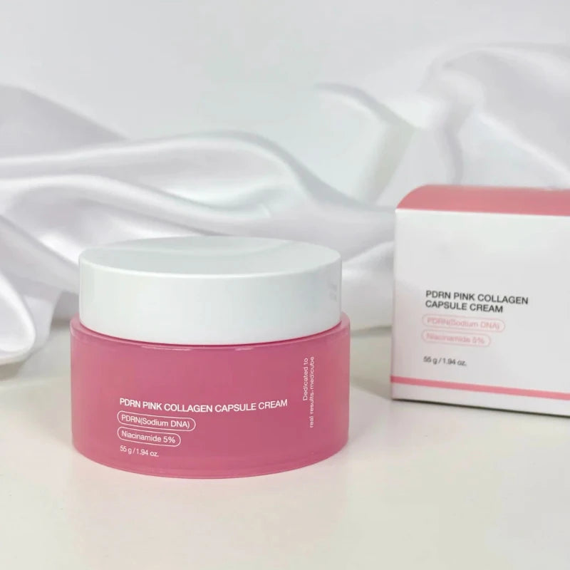 Luxury PDRN Pink Collagen Capsule Face Cream with Niacinamide
