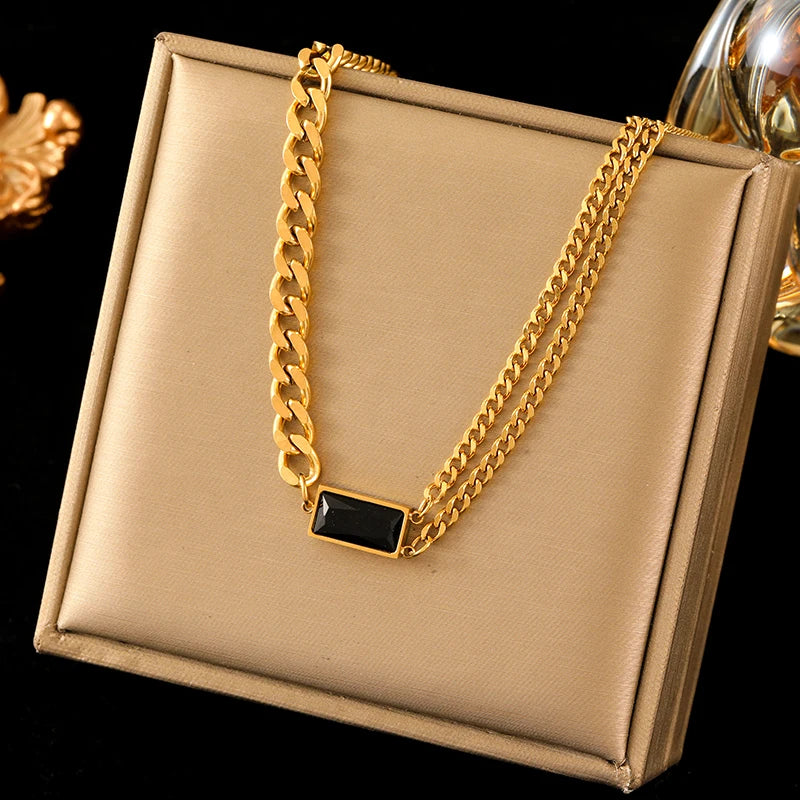 Luxury Crystal Jewelry Collection – Necklace, Bracelet & Earrings