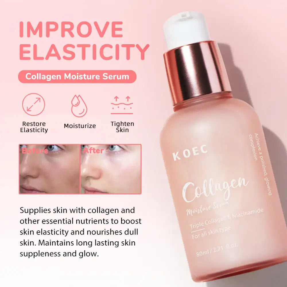 Luxury Triple Collagen & Niacinamide Face Serum – 80ml