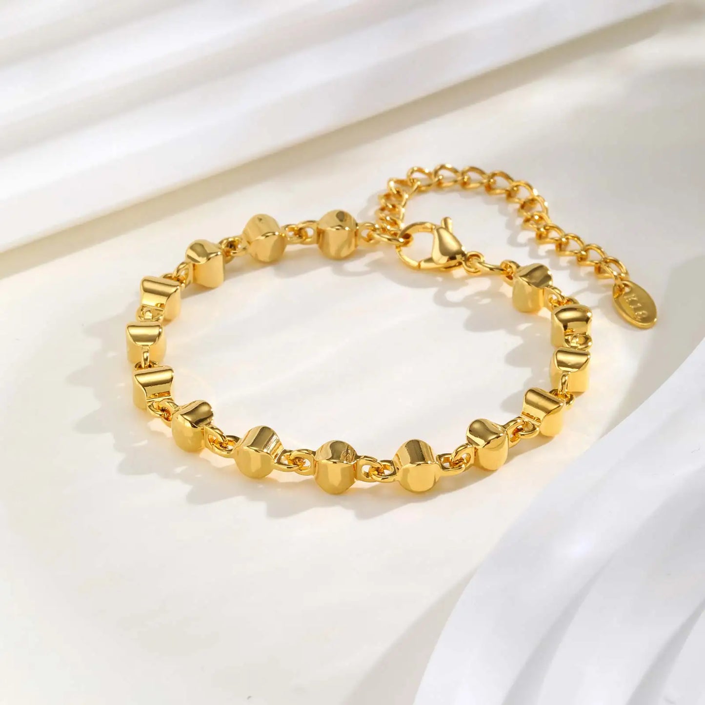 Luxury 18K Gold PVD Chunky Chain Bracelet for Women