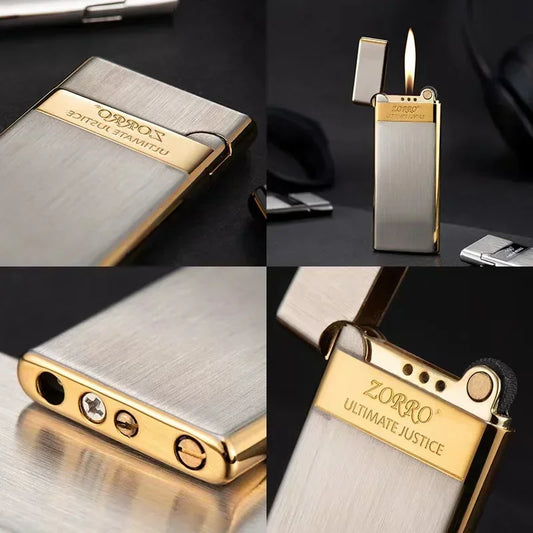 ZORRO Z636 Metal Pocket Lighter – Compact Mirror Finish
