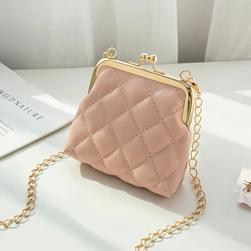Women's PU Leather Coin Purse – Compact Snap Closure Wallet