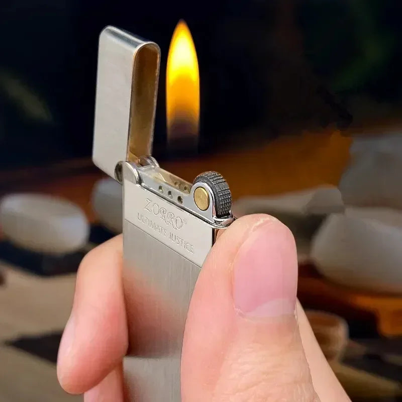 ZORRO Z636 Metal Pocket Lighter – Compact Mirror Finish