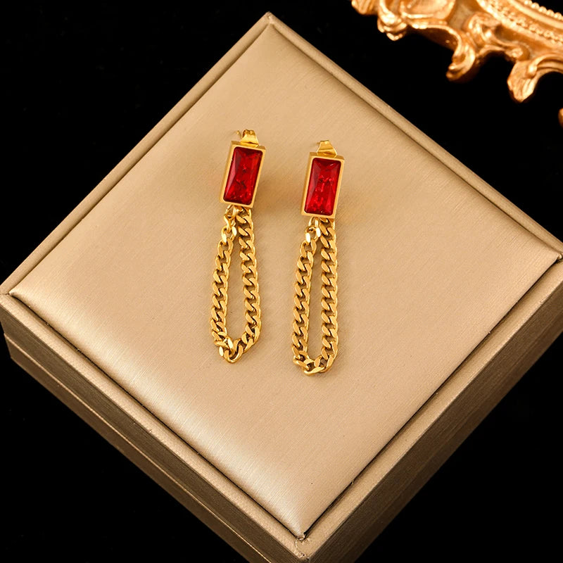 Luxury Crystal Jewelry Collection – Necklace, Bracelet & Earrings