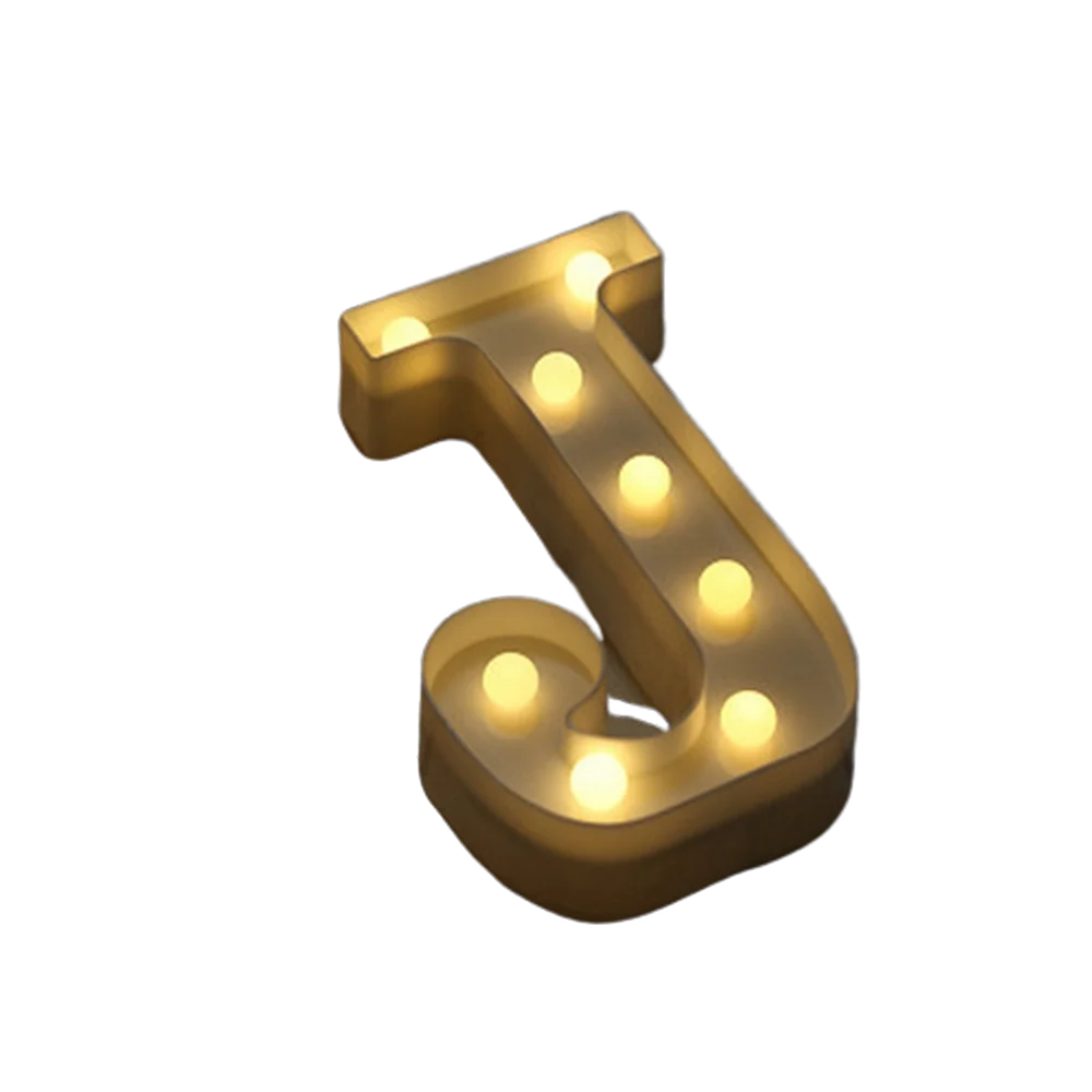 Luxury LED Alphabet Letter Light – A–Z & 0–9 Decorative Night Light